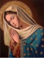 madonna with rosary